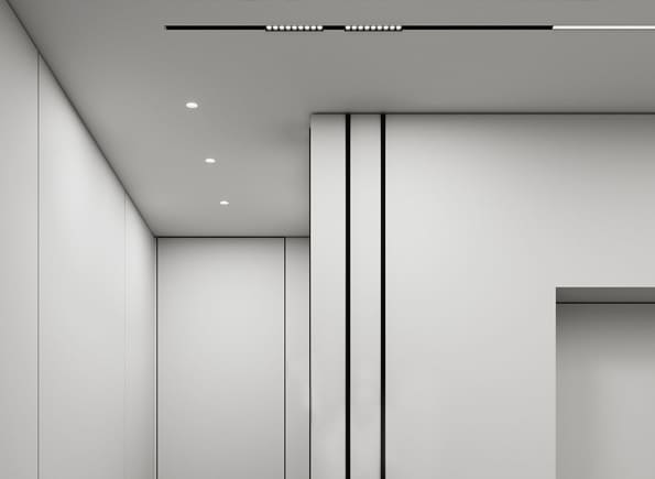 Фото натяжних стель в коридорі